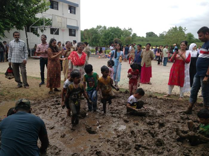 International Mud day celebration Mad over mud - 2022 - bhusawal